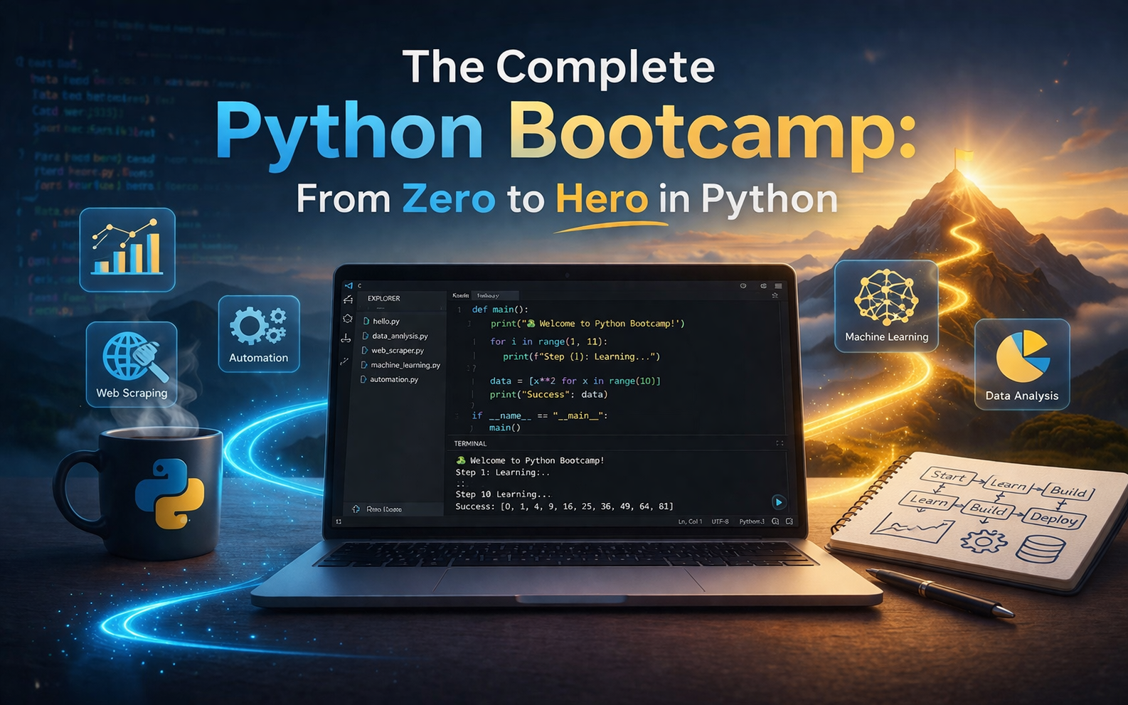 Cover image for The Complete Python Bootcamp: From Zero to Hero in Python